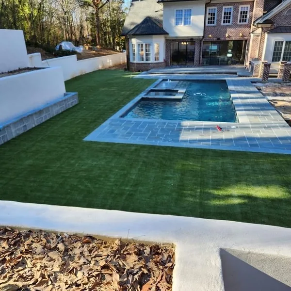 Artificial turf installation project 25 by N.A. Artificial Turf